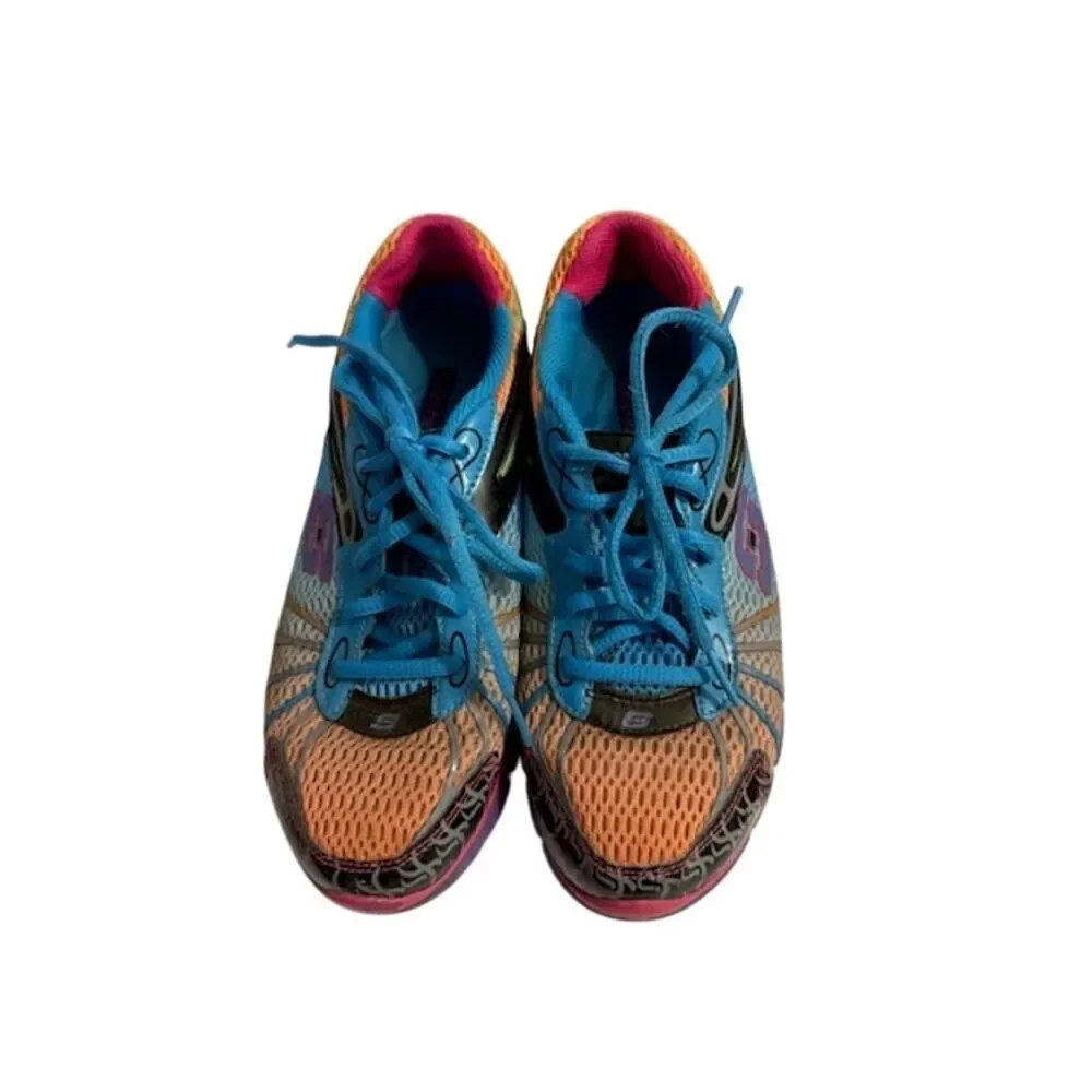 Skechers Flex Multicolor Mesh Sneakers 22241 Women's US 6 M